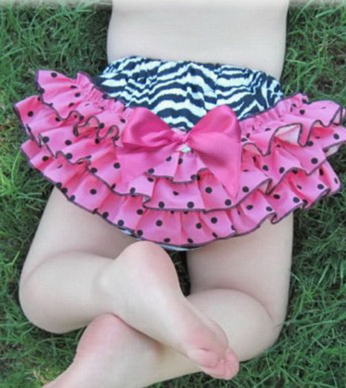 NWT Girl Baby Clothing Ruffle Pants 13Y Bloomers Nappy Skirt Costume