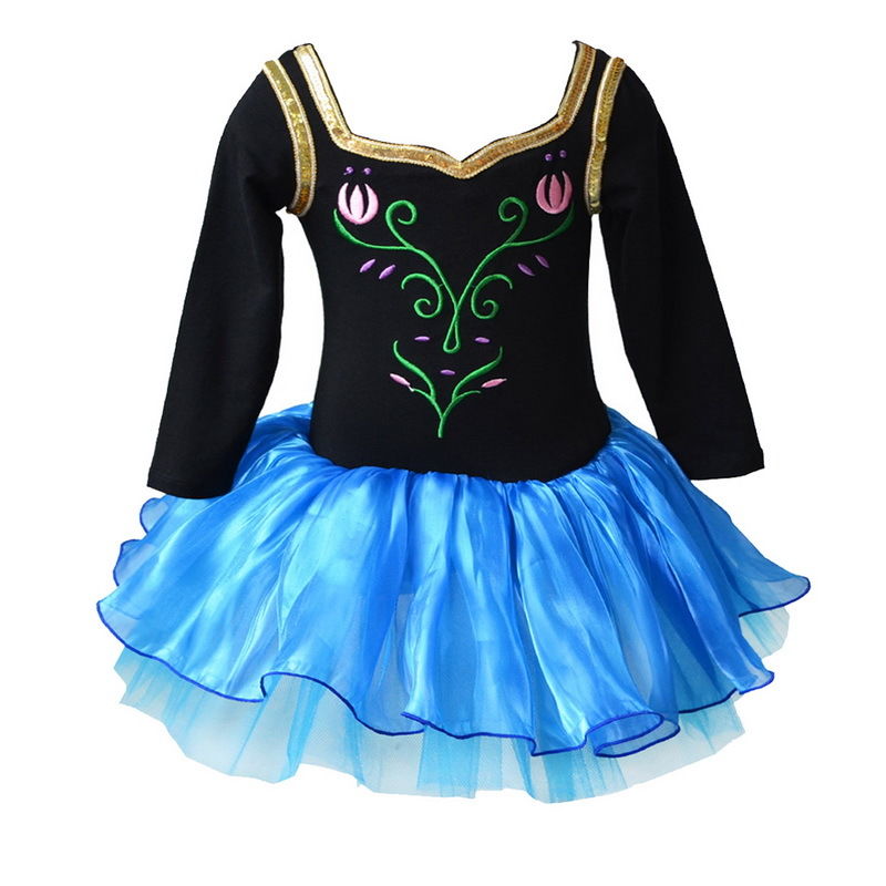 Girls Frozen Elsa Cosplay Ballet Dress Leotard Dancing Fancy Costume Performance eBay