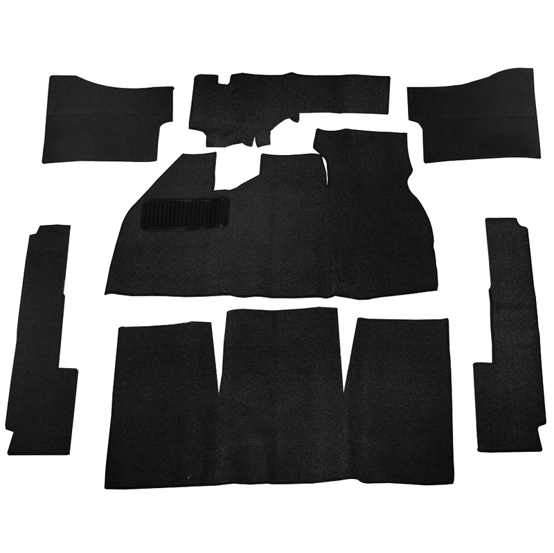 Black Carpet Kit Vw Bug 196972 Moore Parts