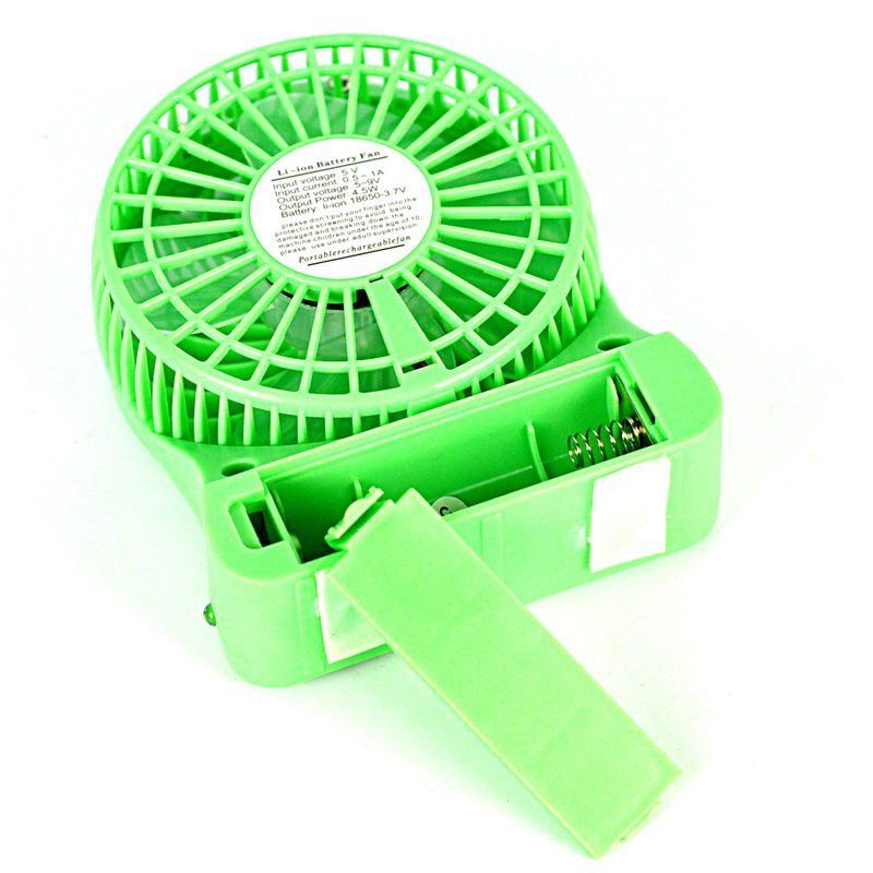 Portable Rechargeable USB Desk Pocket Mini Fan Handheld Travel Blower