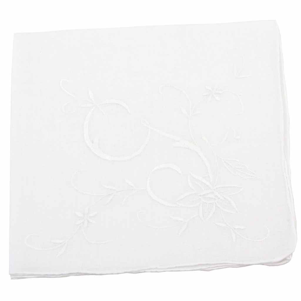 Extra Large Cotton Handkerchief with Monogram Embroidery eBay