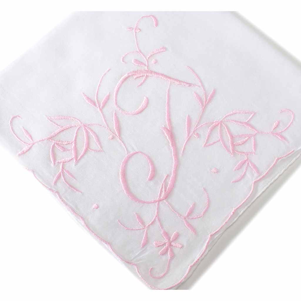 Extra Large Cotton Handkerchief with Monogram Embroidery eBay