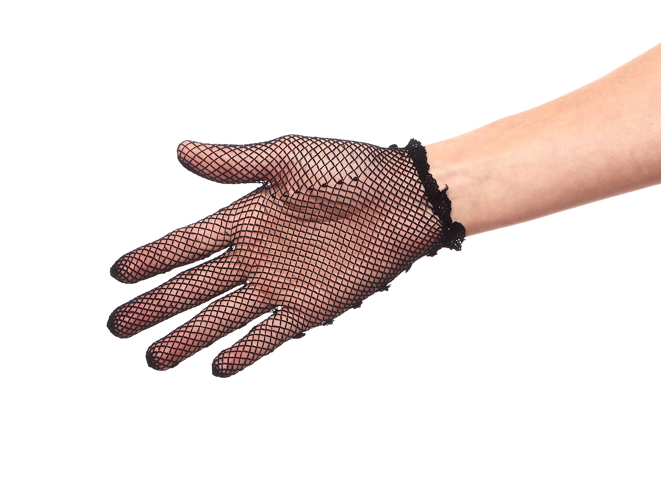 First Impression Wrist Length Gloves with Sequins