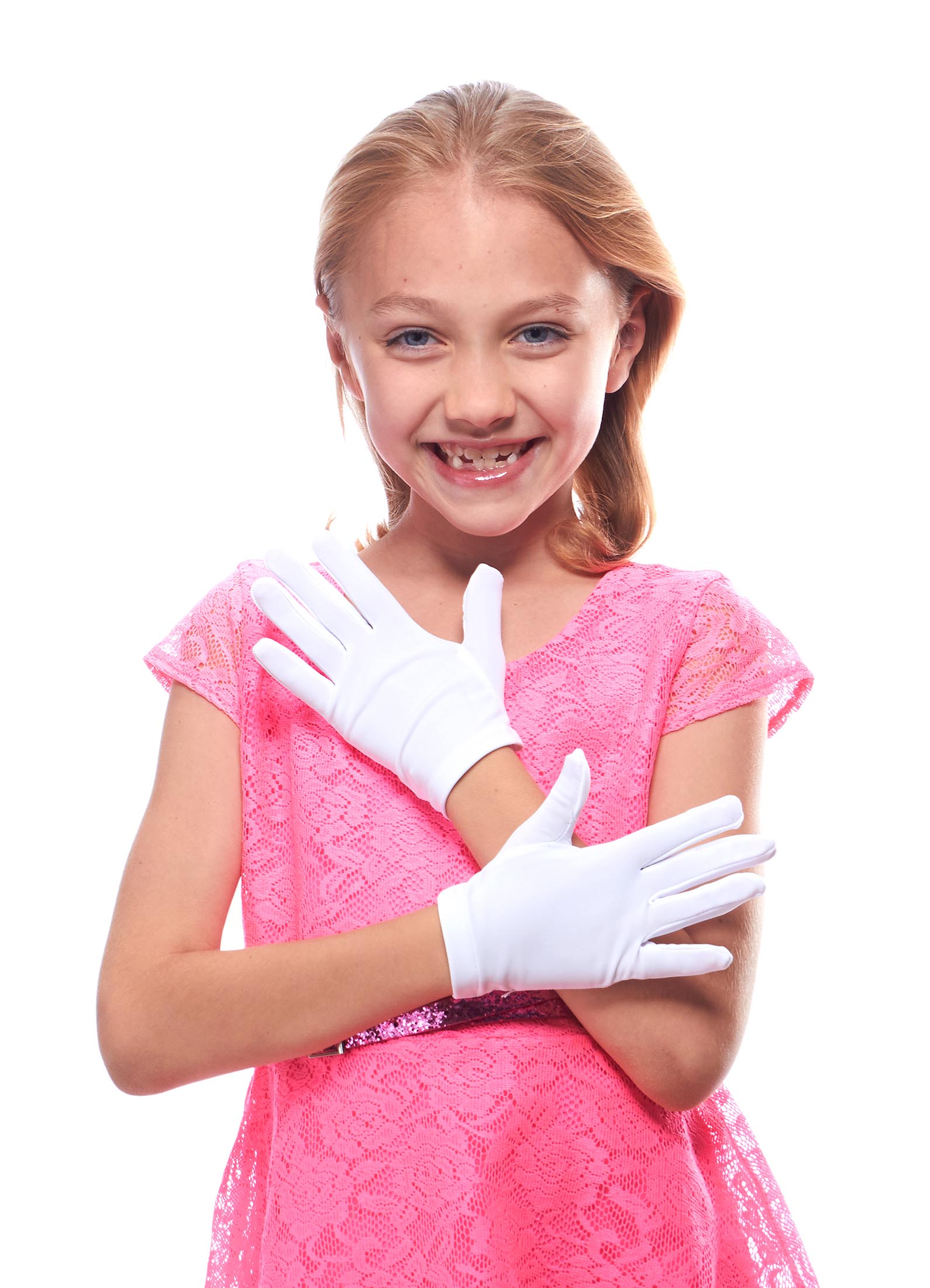 Call Backs Wrist Gloves for Girls with Elasticized Cuff