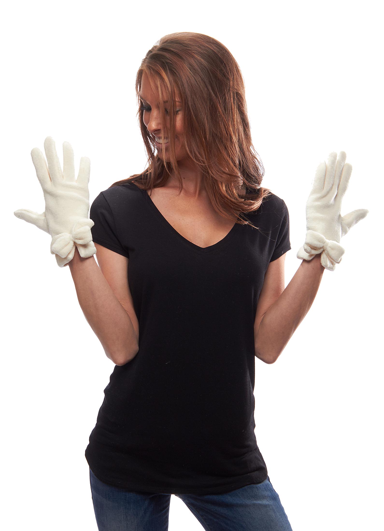 Fleece Out Vented Cuff Gloves with Bow