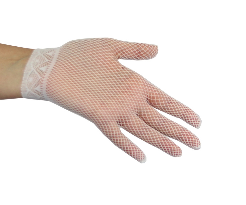 Lady of the Hour Stretchy Net Gloves