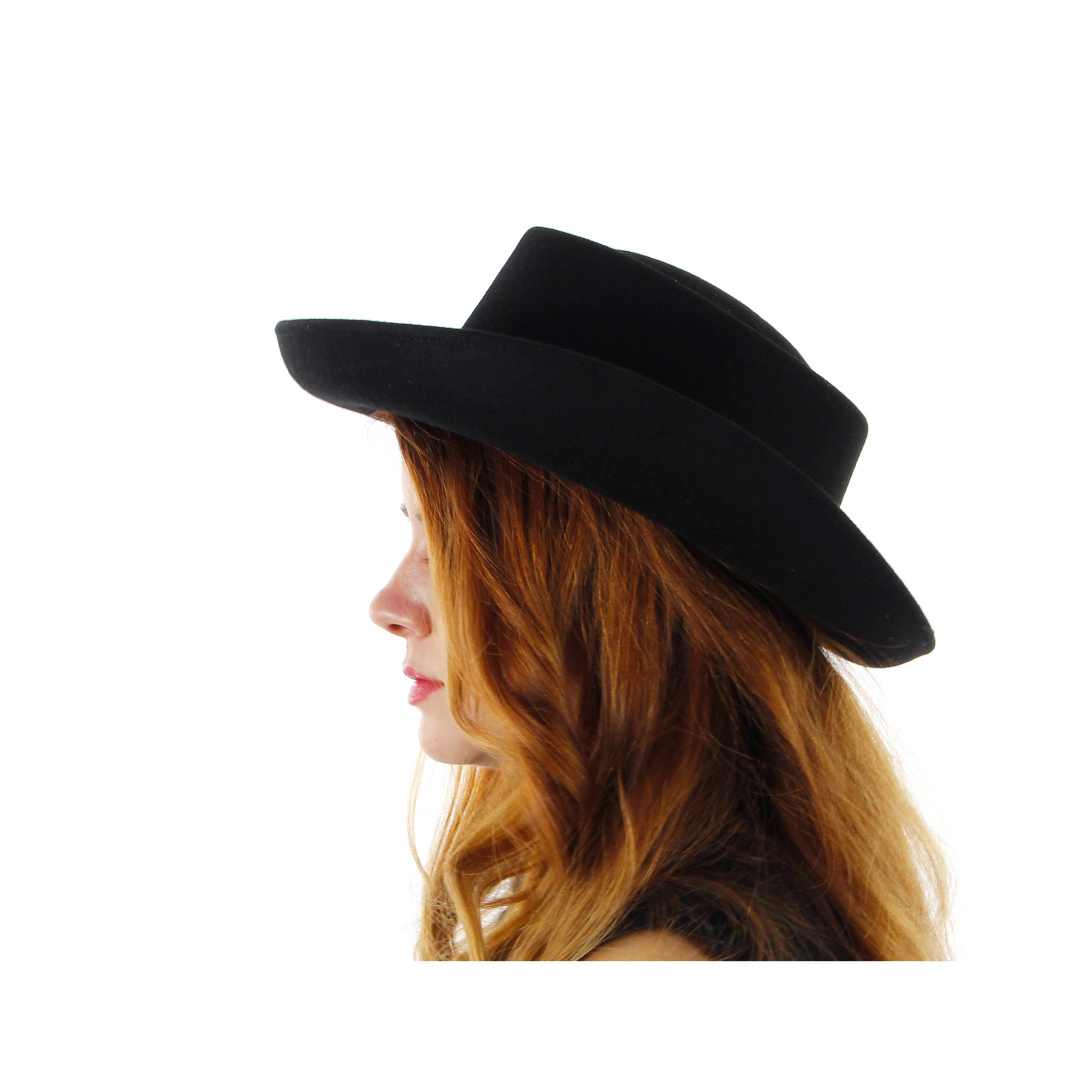Jaunty Wool Gambler Hat For Women