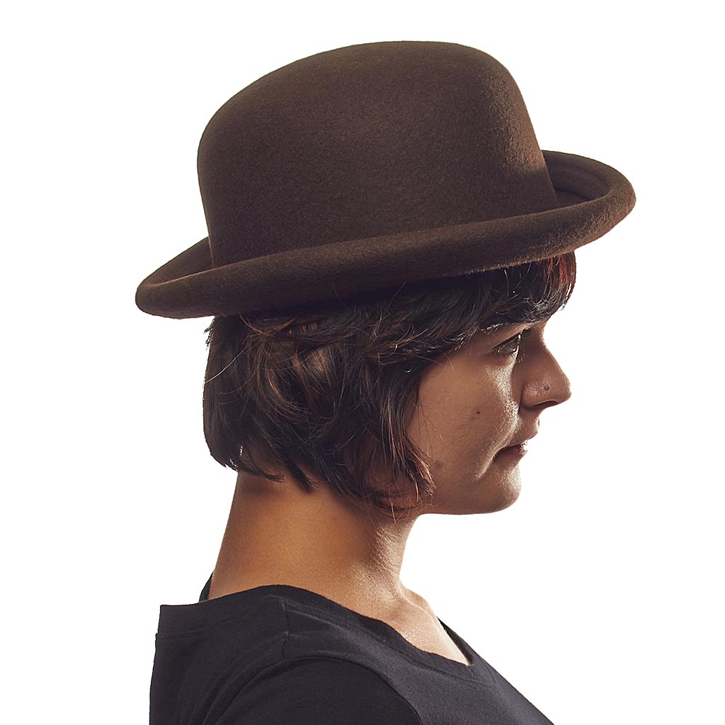 London Mist Ladies Wool Bowler Hat