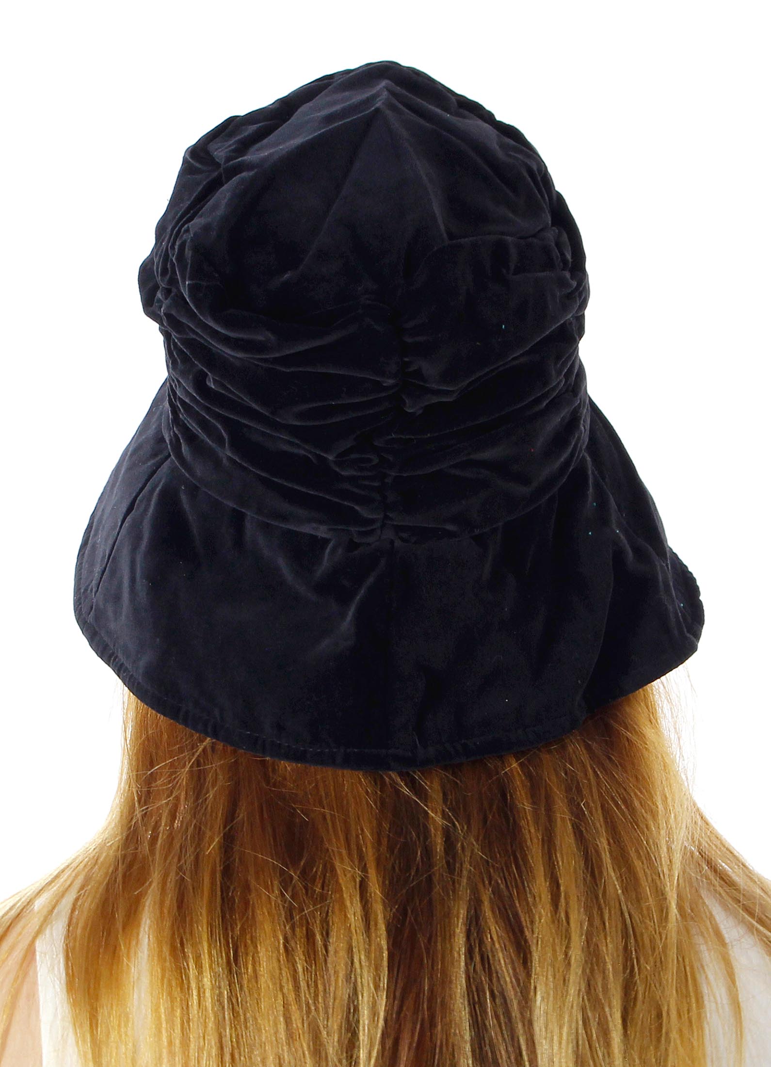 red velvet bucket hat