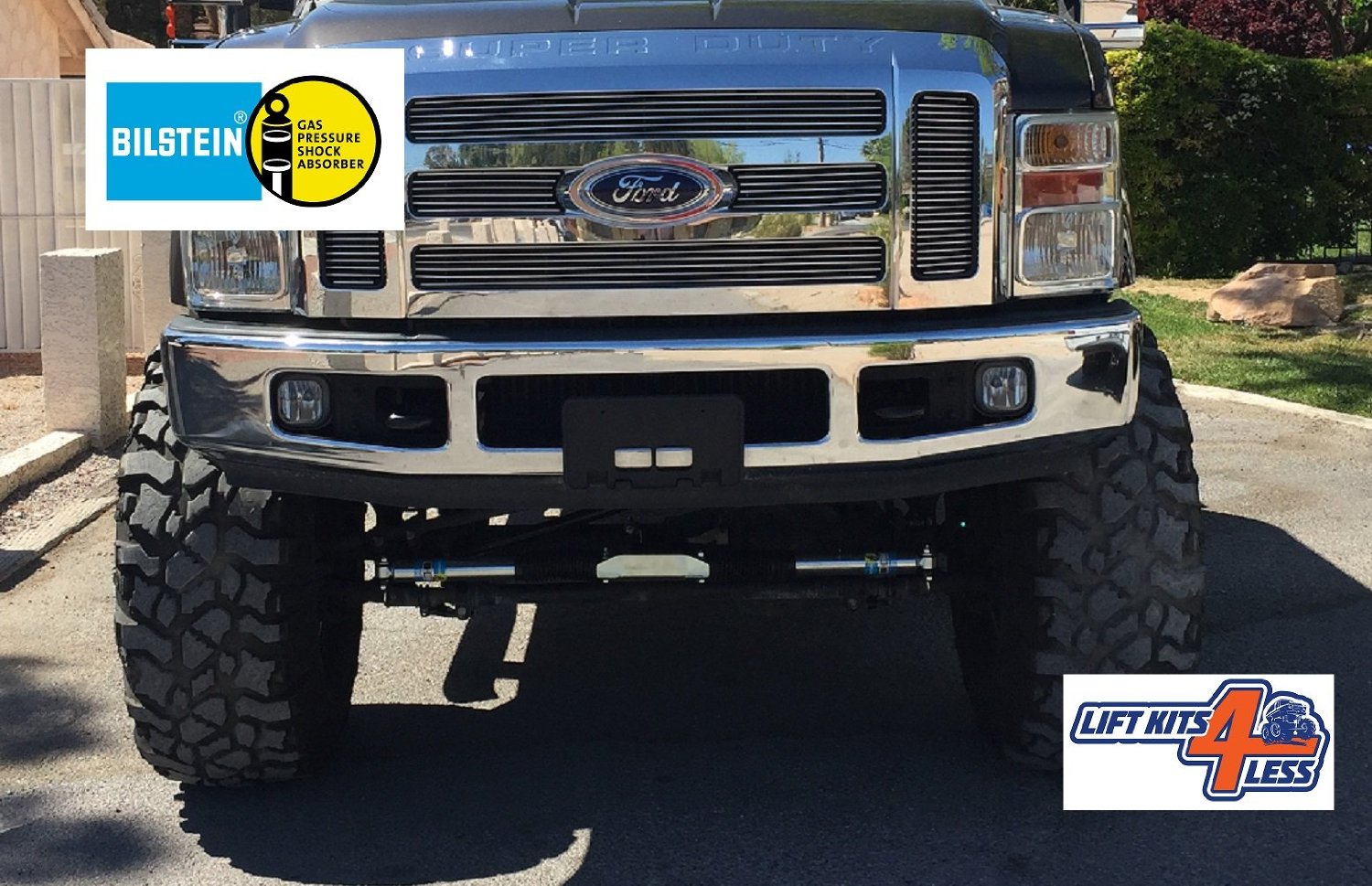 20052017 Bilstein Dual Steering Stabilizer Ford F250/F350 Super Duty