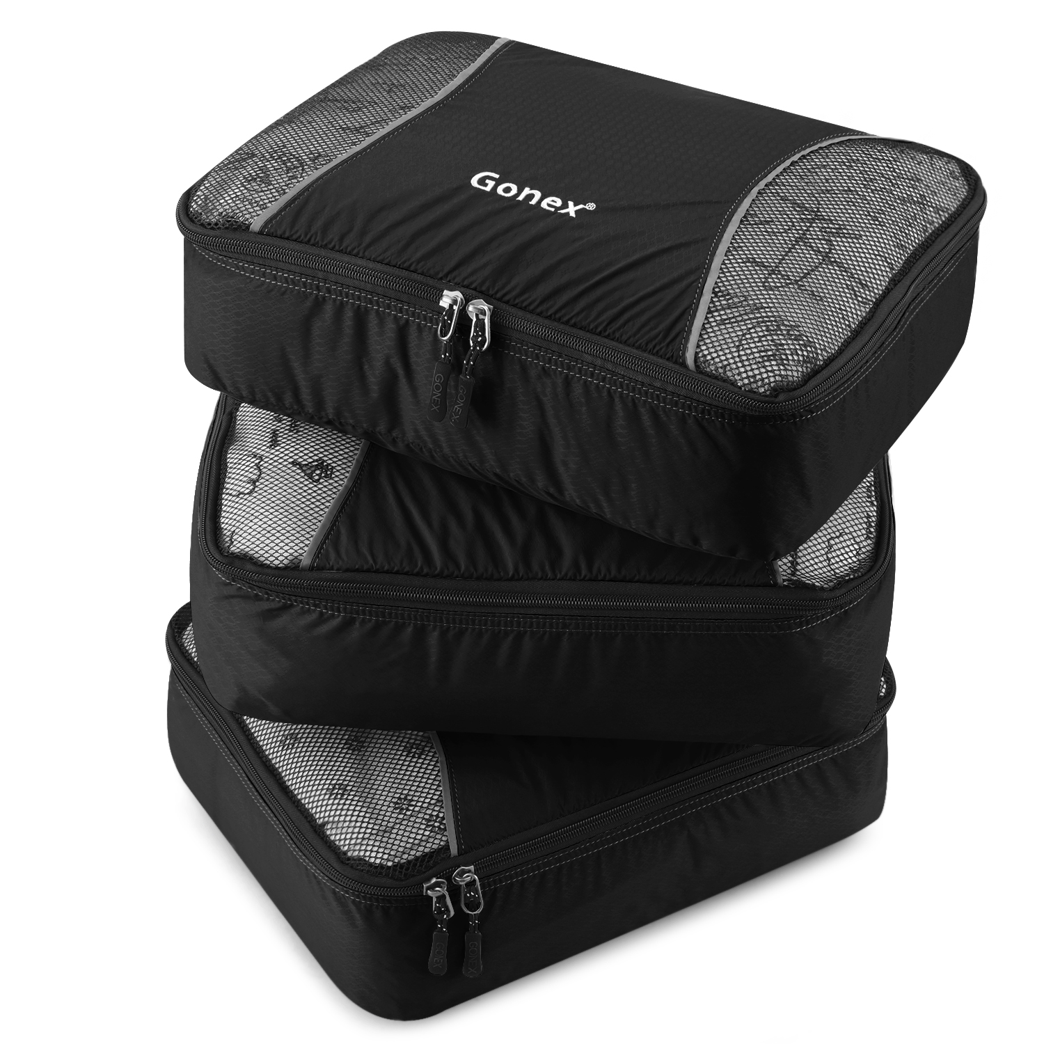 5pcs Waterproof Nylon Storage Bags Packing Cube Travel Luggage