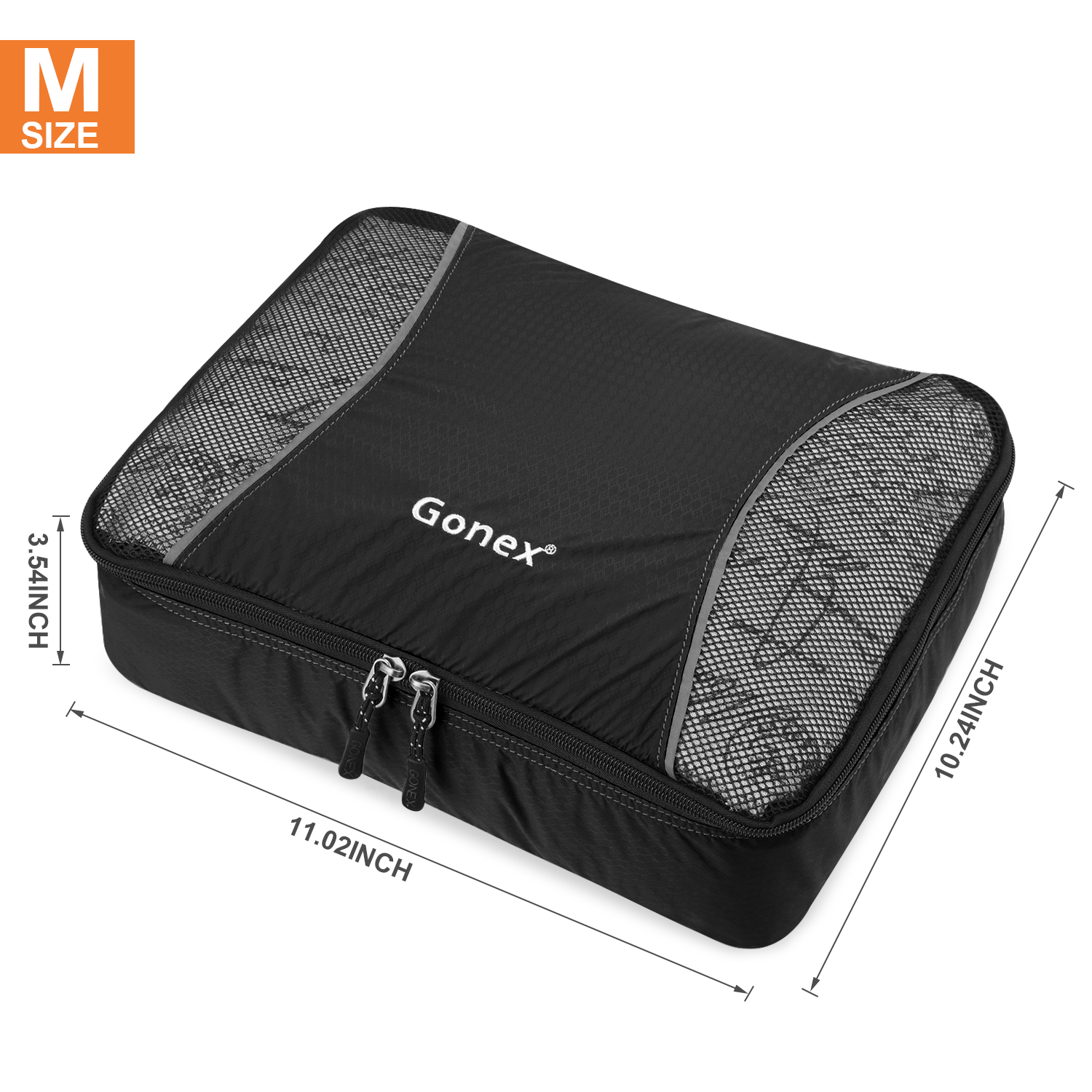 5pcs Waterproof Nylon Storage Bags Packing Cube Travel Luggage