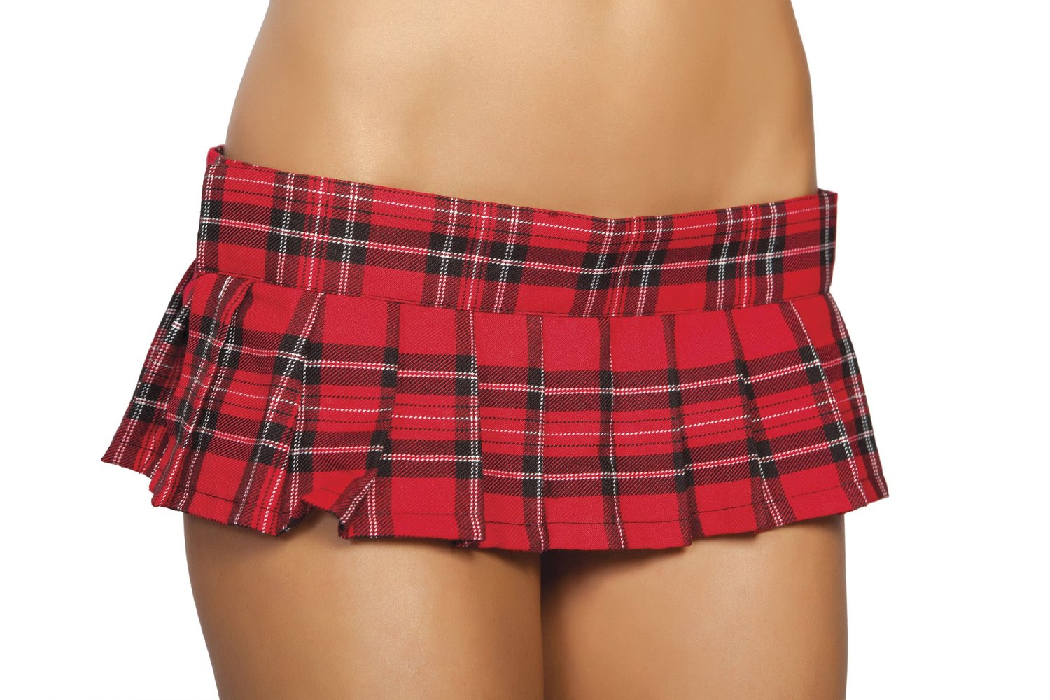 Ladies Tartan Skater Skirts Sleeveless Crop Tops Plaided ...
