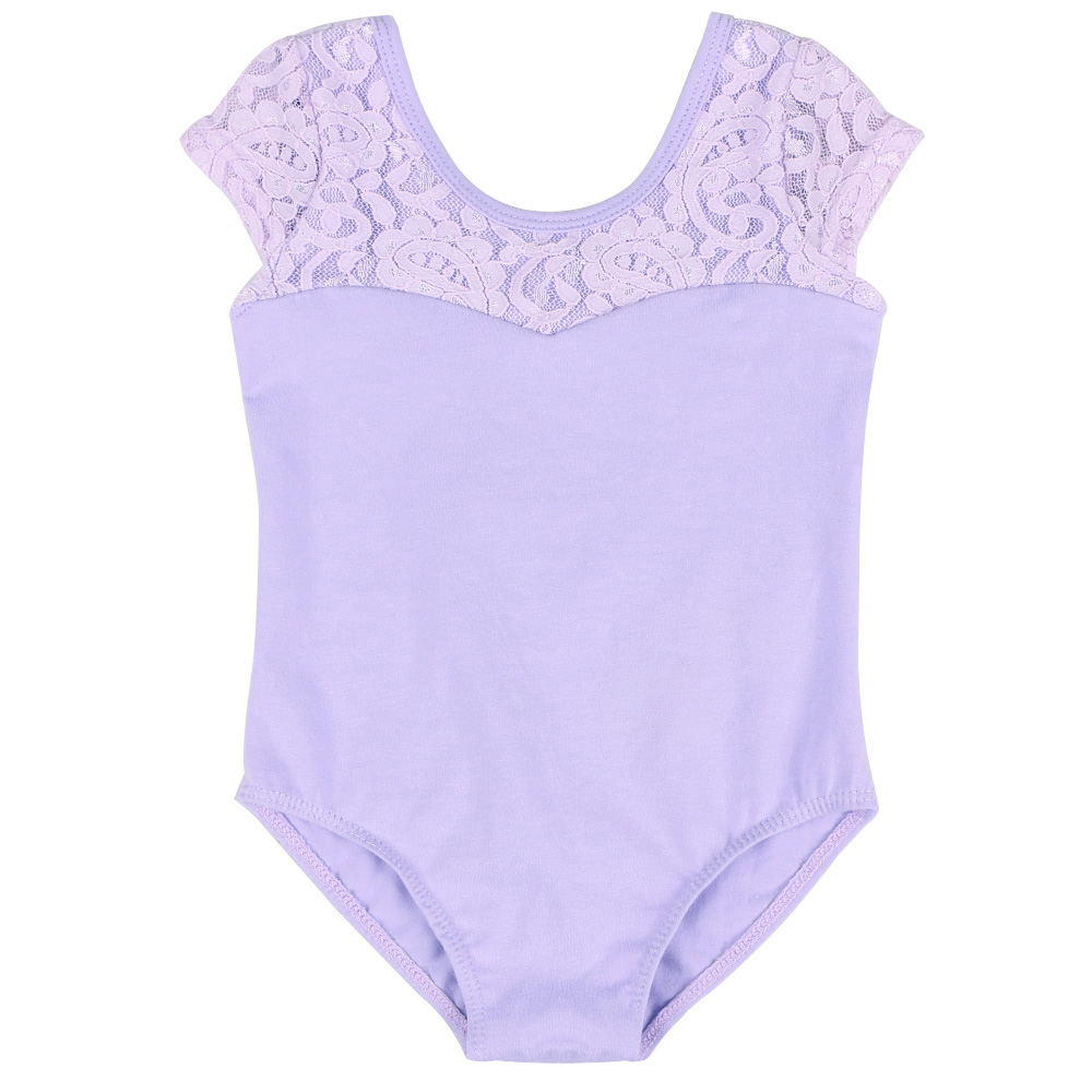 Little Girls Lace Ballet Leotards School Uniform Gymnastics Tank