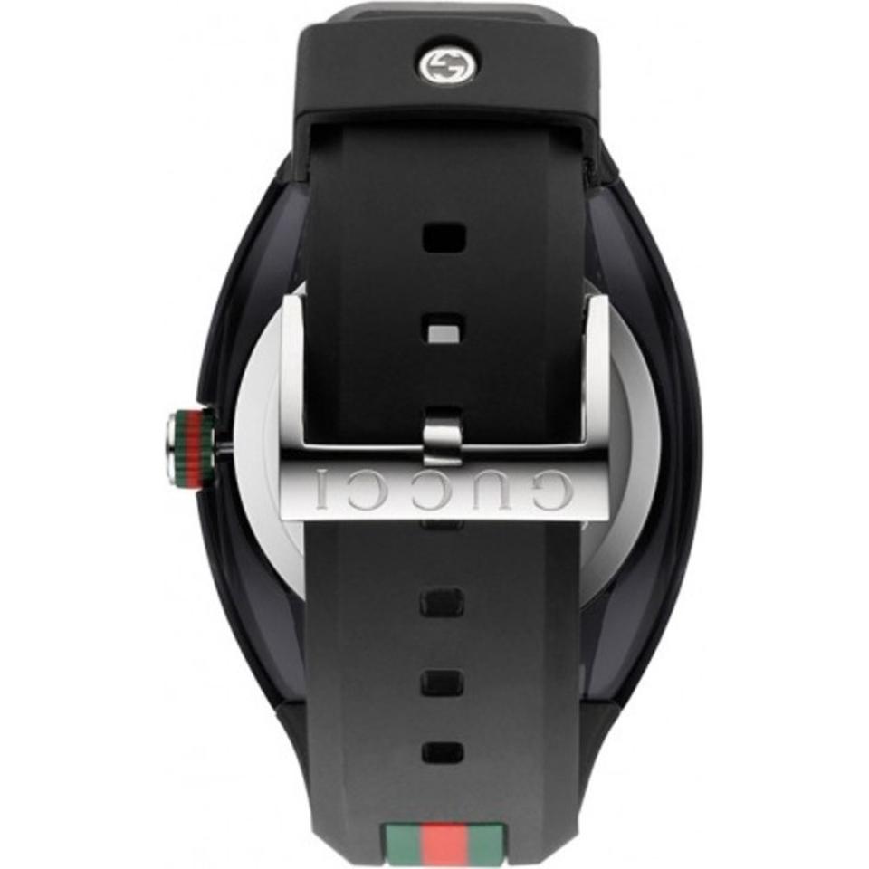 Brand New Gucci SYNC XXL Mens Stainless Steel Watch with Rubber Strap