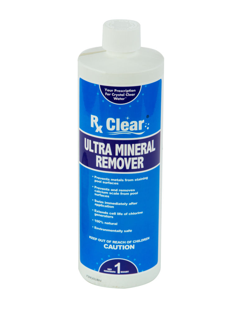 Rx Clear Ultra Mineral & Stain Remover 1 Quart Swimming Pool Chemical4