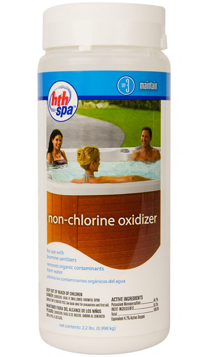 HTH Spa NonChlorine Oxidizer Chemical For Use w/Bromine Sanitizers 2