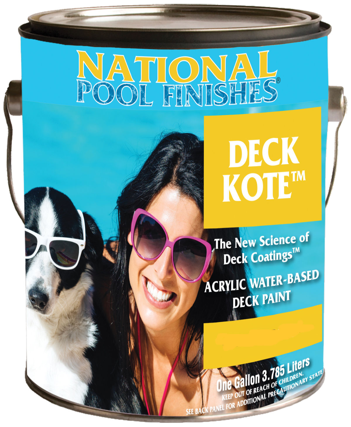 National Paint Deck Kote Acrylic Swimming Pool Deck Paint 1 Gallon