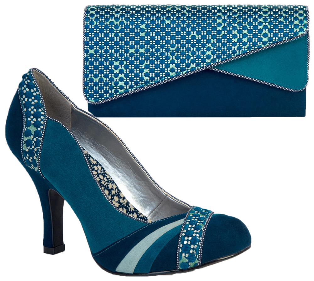 ruby shoo shoes sydney bag uk 3 9 faux suede blue moss green teal ruby shoo shoes sydney bag uk 3 9 faux suede blue moss green teal
