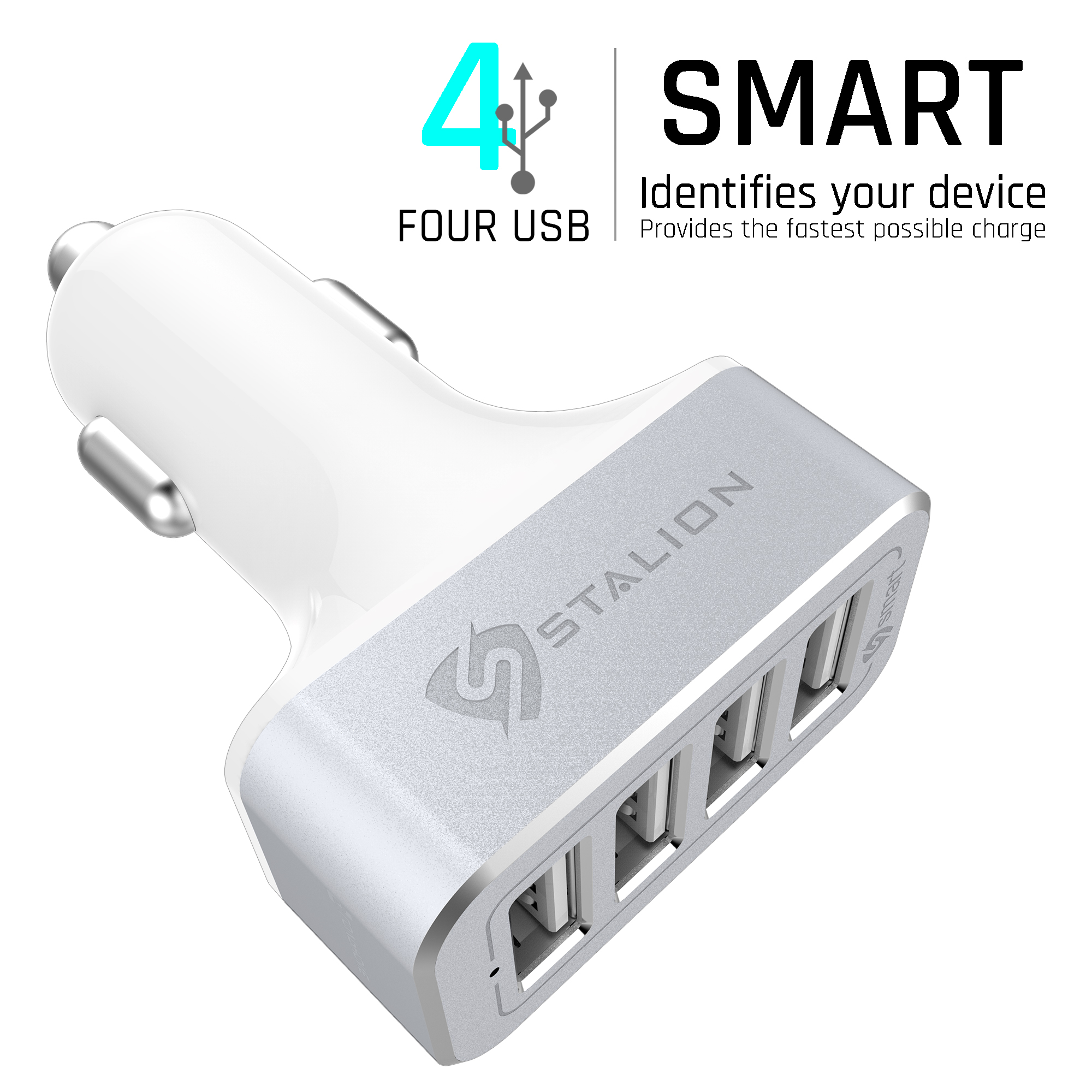 Stalion® Speedy Universal Vehicle Adapter Multiple Port Dual USB Car