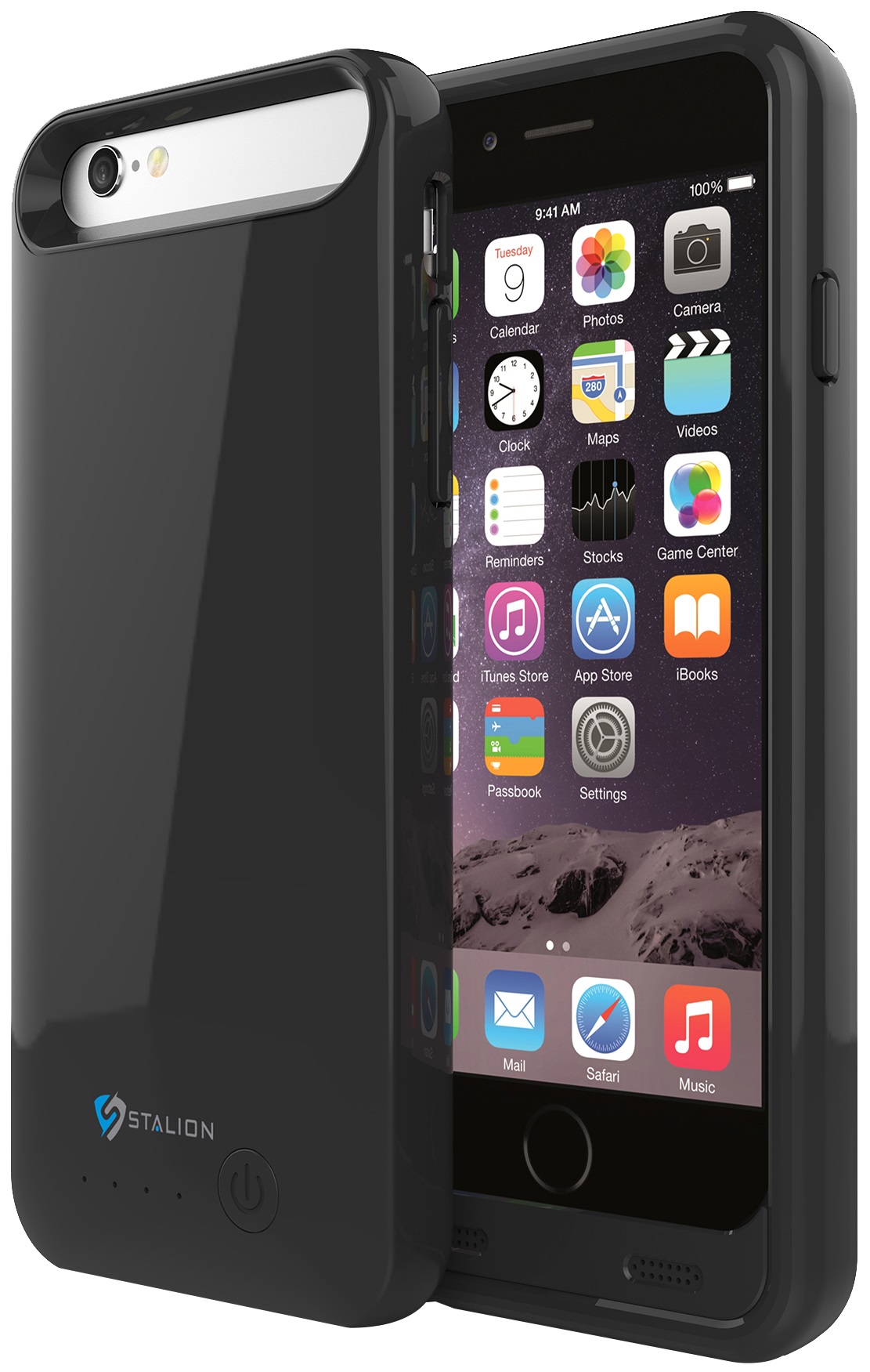 Stalion® Stamina 2400mAh Extended Rechargeable Battery Case for iPhone