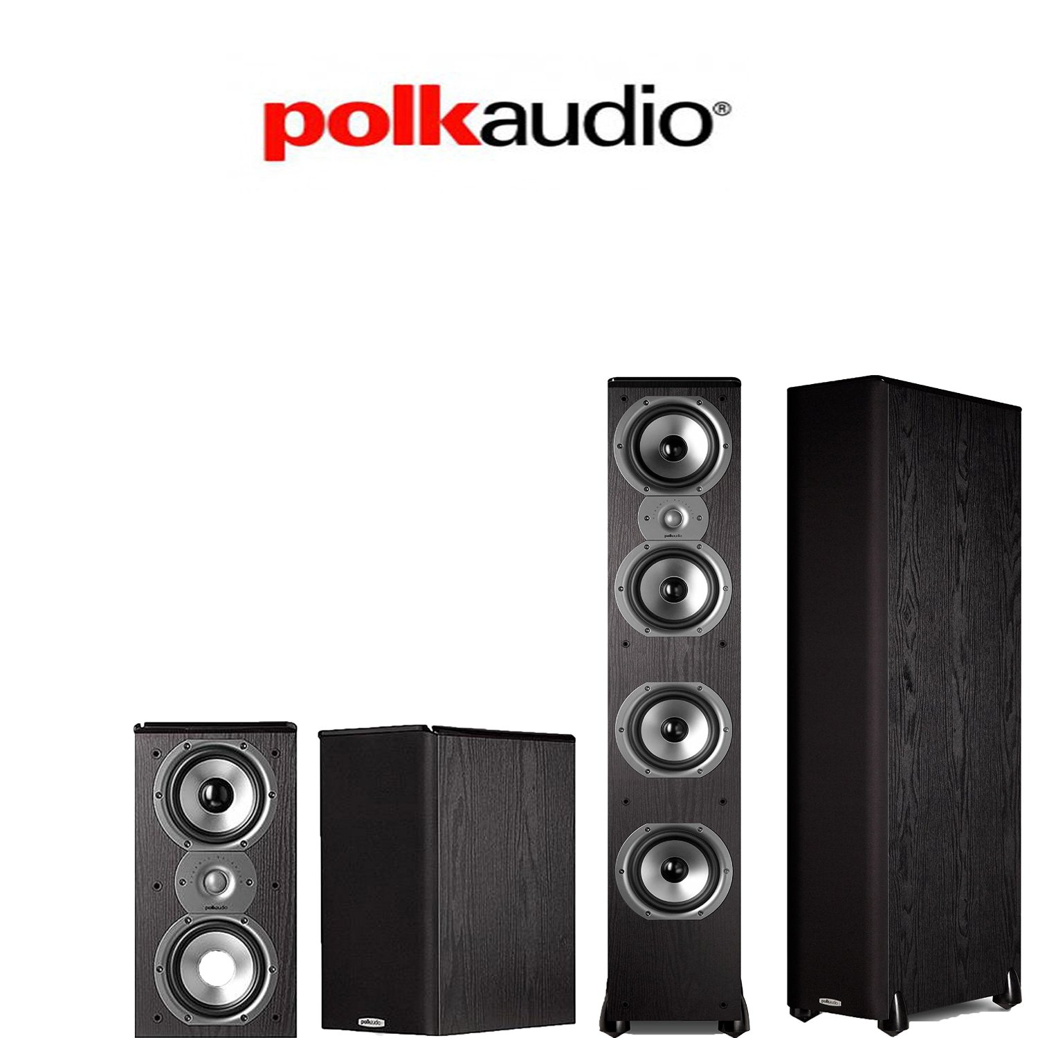 Polk Audio TSi 500 4.0 Home Theater Speaker Package (2) TSi500 + (2) TSi200