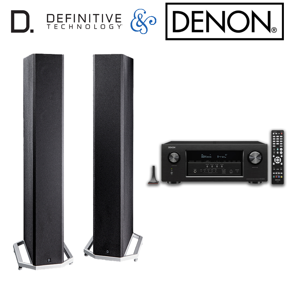 Denon AVRS920W Receiver w/ Definitive Technology BP9040 Floorstanding
