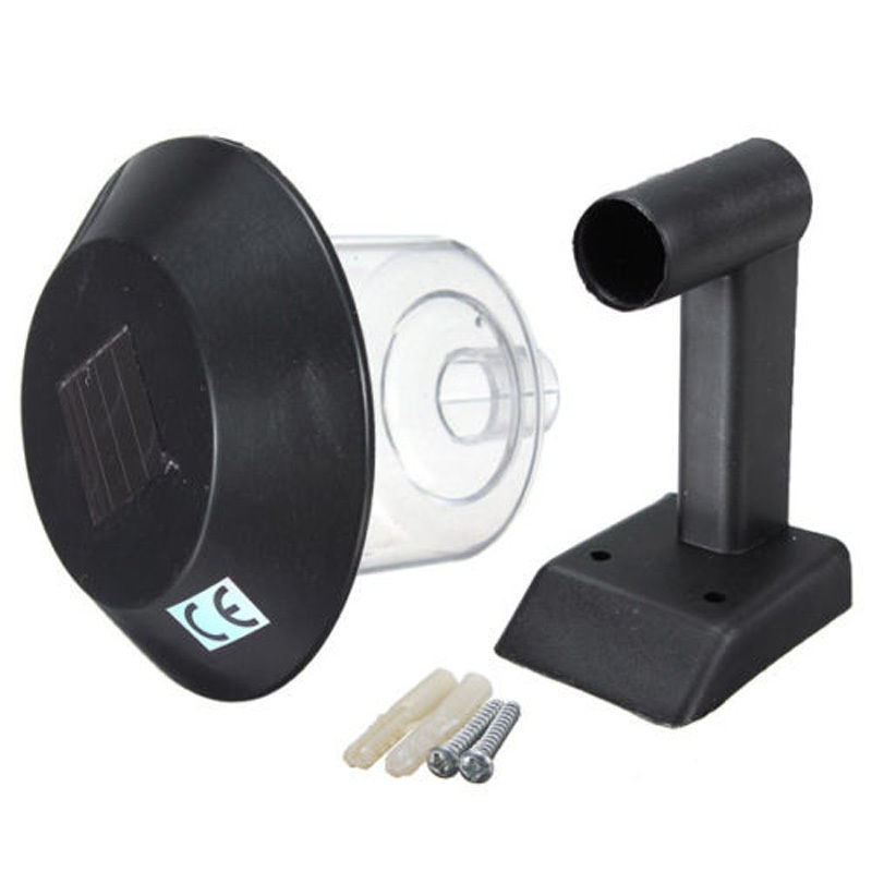 Fashion Solar Power Wall Mount LED Lights Outdoor Landscape Path Street Lamp eBay