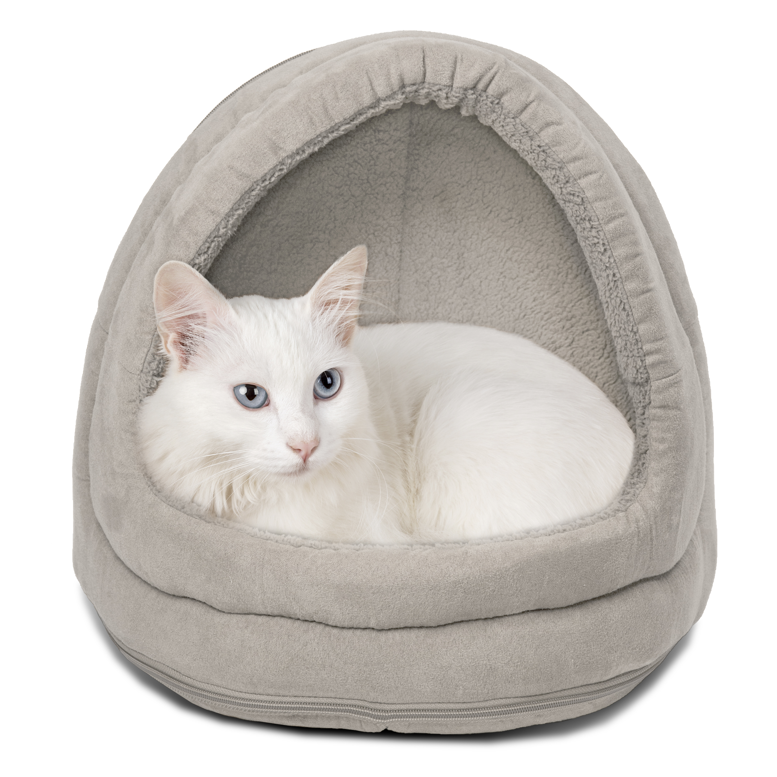 Furhaven Pet NAP Hood Pet Bed Small Dog or Cat Bed Lounger Dome eBay