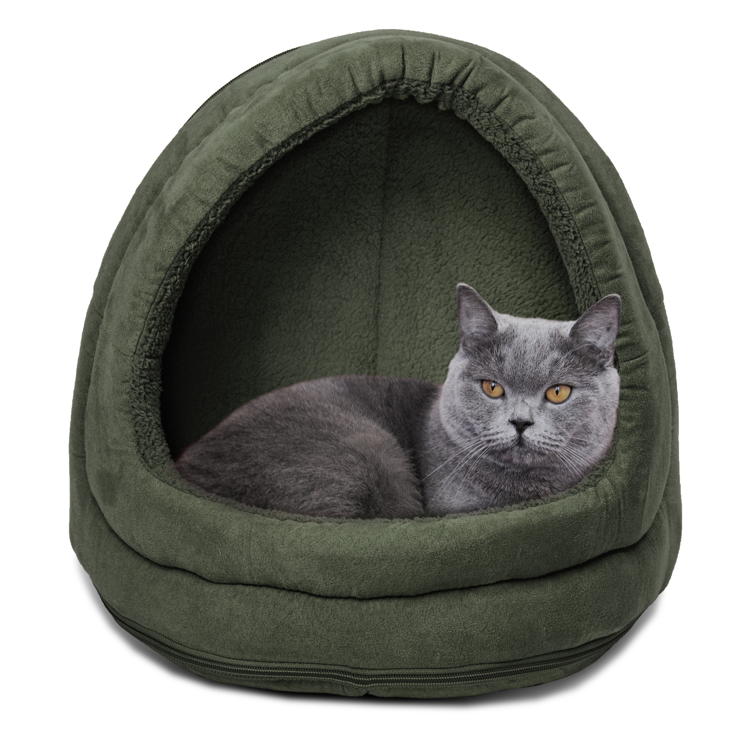 Furhaven Pet NAP Hood Pet Bed Small Dog or Cat Bed Lounger Dome eBay