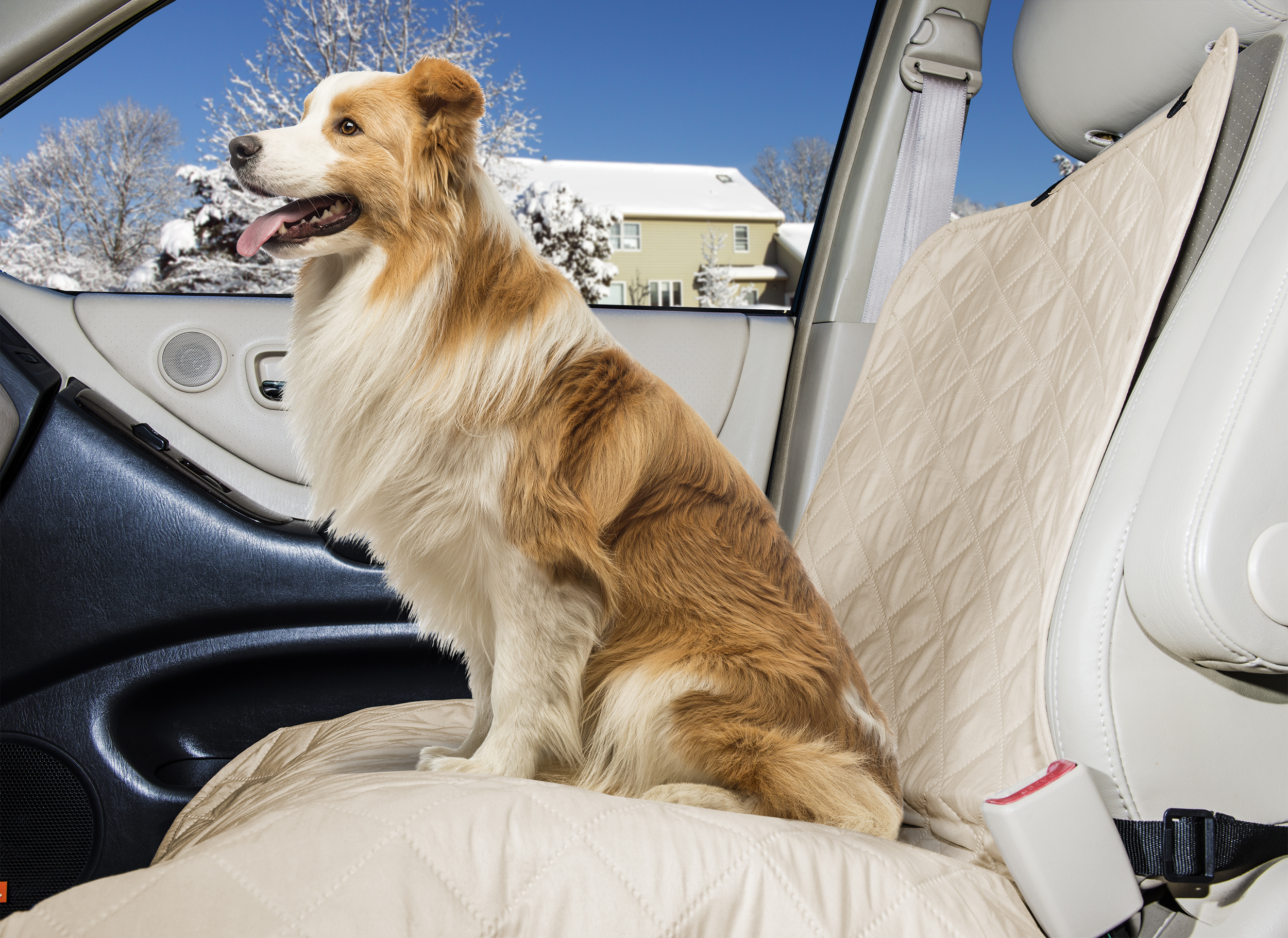 Furhaven Quilted Car Seat Cover Furhaven Quilted Car Seat Cover