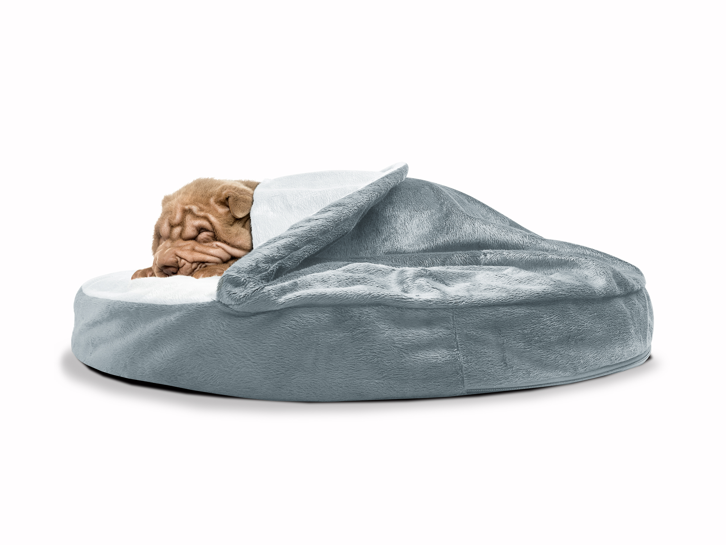 FurHaven Microvelvet Snuggery Orthopedic Dog Cave Bed Pet Bed eBay