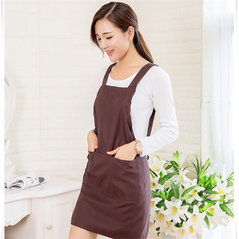 Aprons Women Cute Restaurant Fashion Kitchen Dress Floral Cotton New eBay