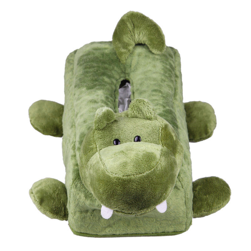 Novelty Plush Animal Tissue Cover Box Room Car Toilet Soft Napkin Paper