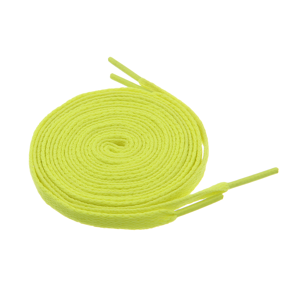 120cm Flat Coloured Shoe Laces Shoelaces Football Boots Trainer Shoes DIY eBay