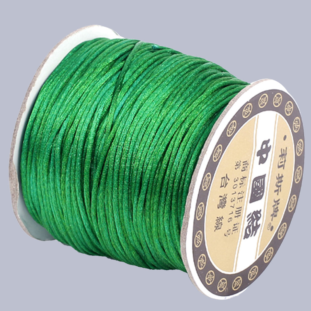 Rattail Braided Thread Macrame Satin Nylon Cord 0.8mm*135M 1.5mm*70M 1