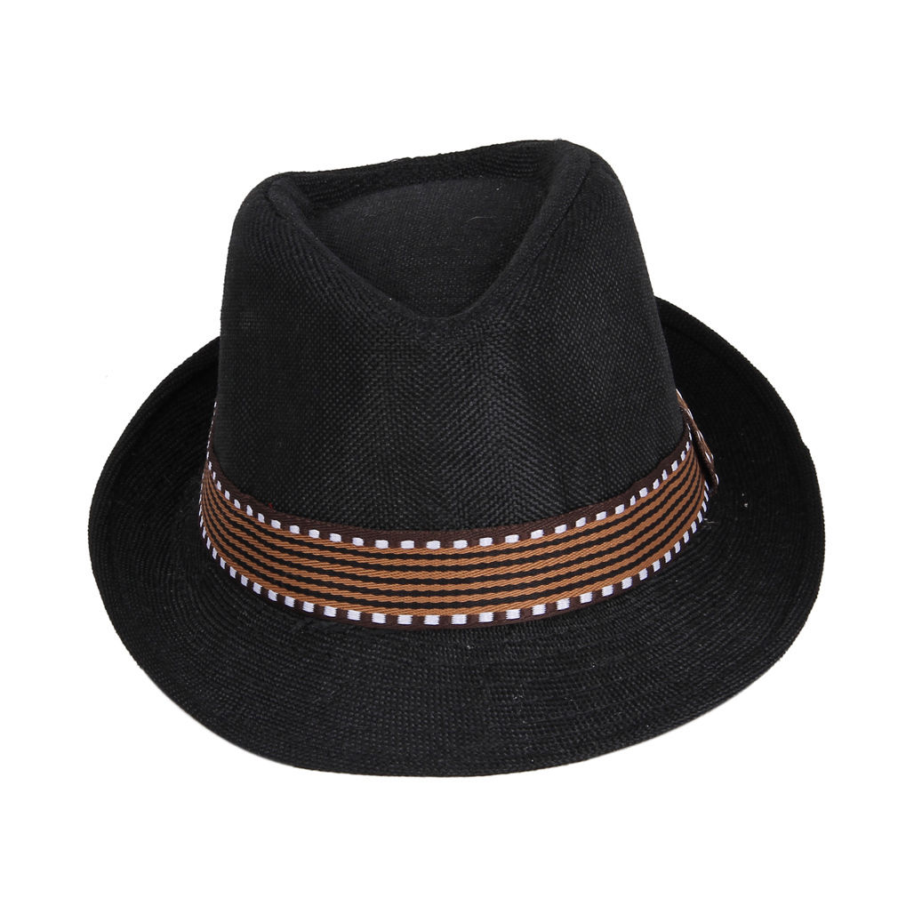Plaid/Solid Boys Fedoras Baby Cap Dicer Top Fedora Hat Kids Boy Girls 2
