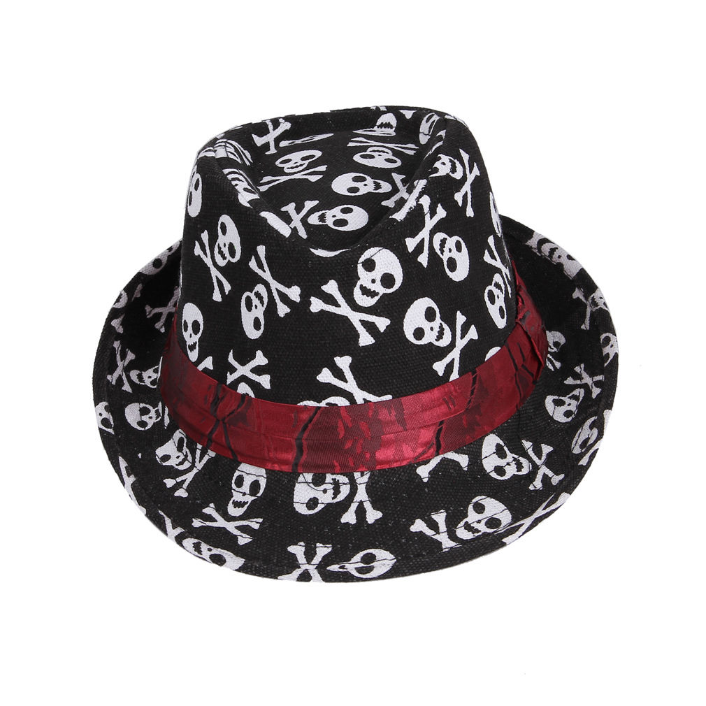 Plaid/Solid Boys Fedoras Baby Cap Dicer Top Fedora Hat Kids Boy Girls 2