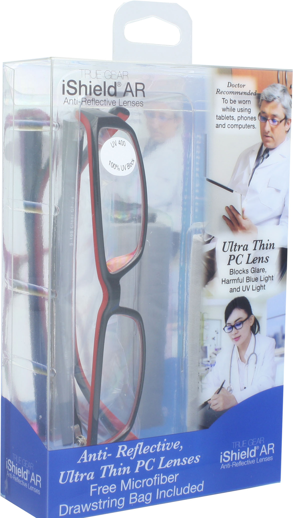 True Gear iShield Anti Reflective Computer Reading Glasses Modern