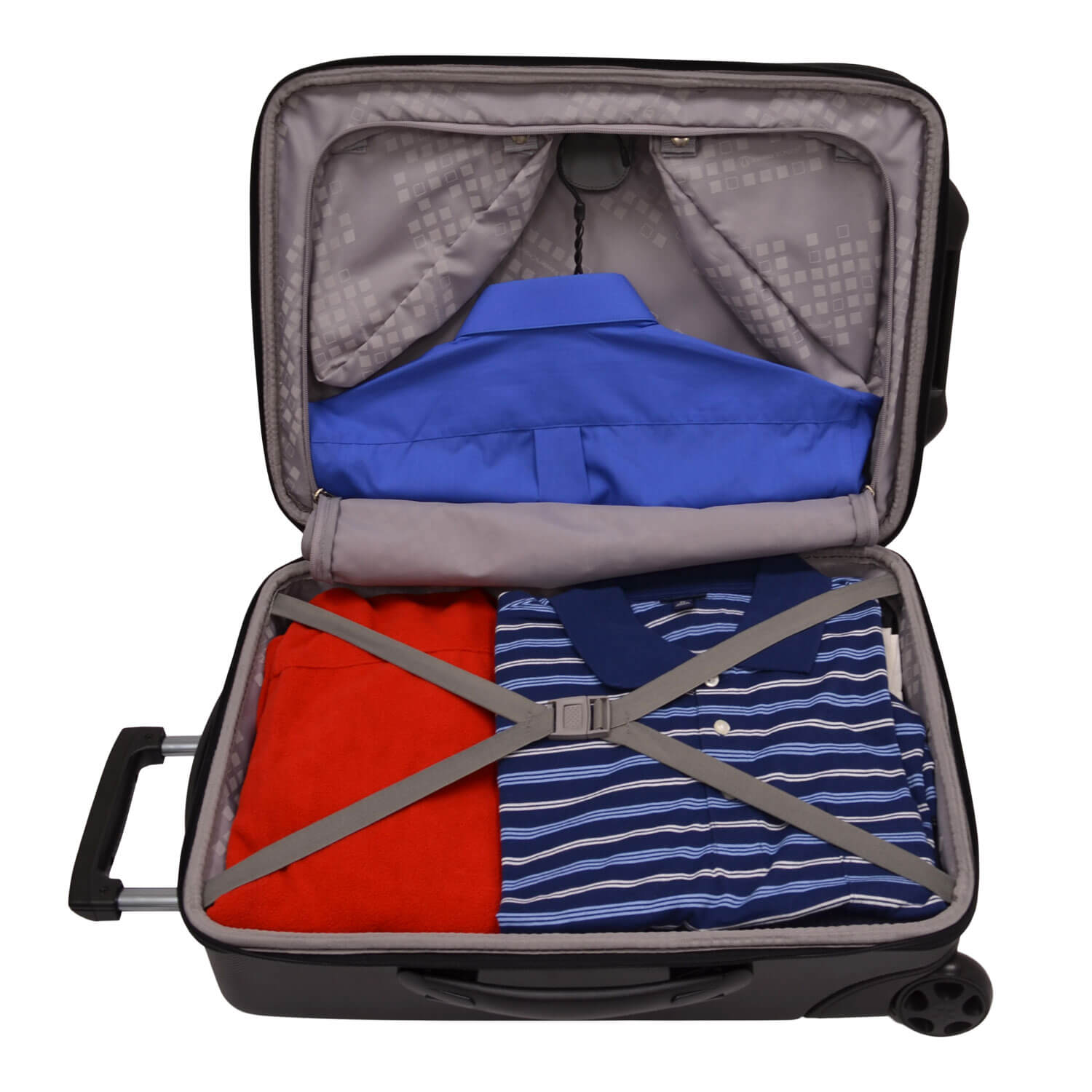 Traveler's Choice Siena 21" Hybrid HardShell Rolling Garment Bag/ Upright