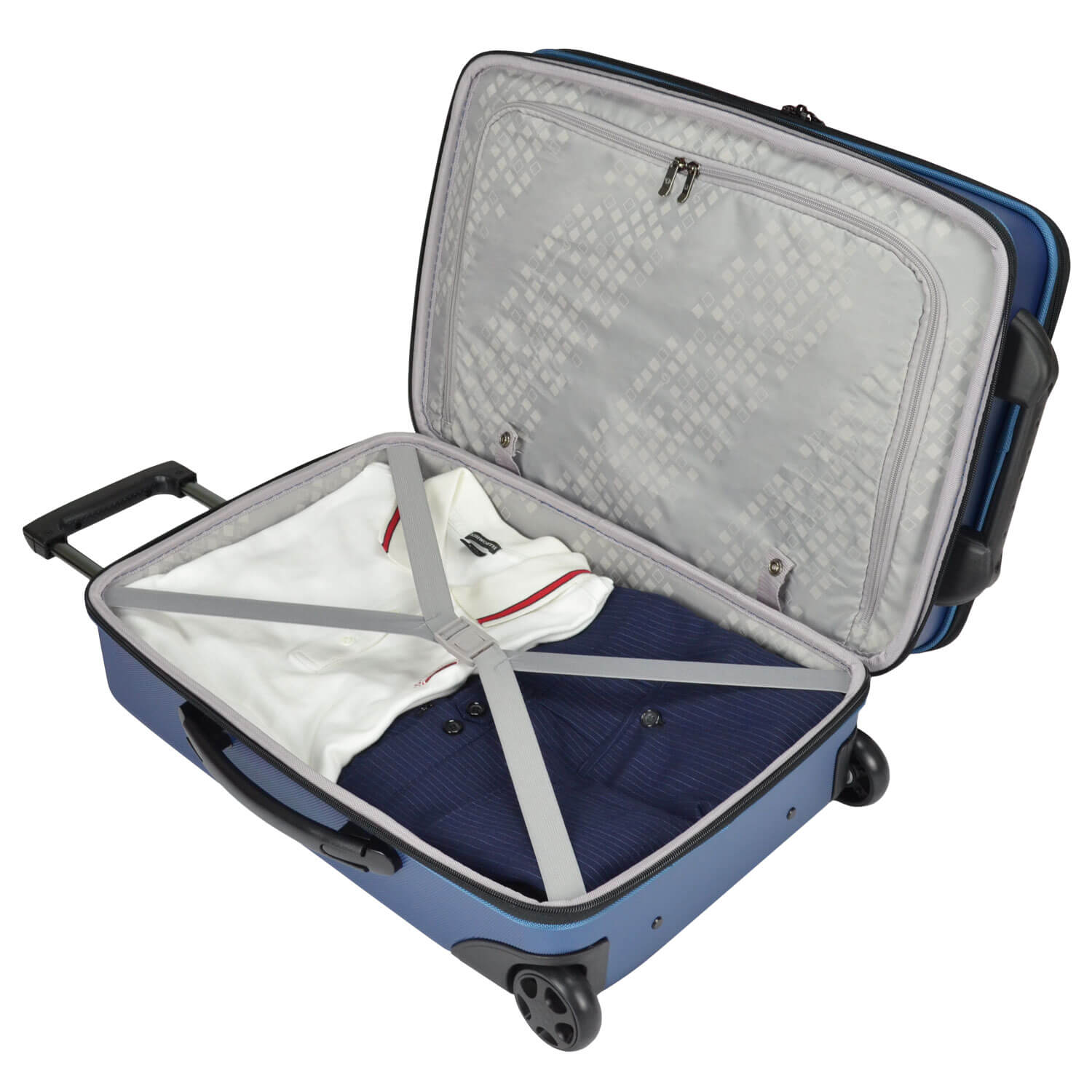 Traveler's Choice Siena 21" Hybrid HardShell Rolling Garment Bag/ Upright