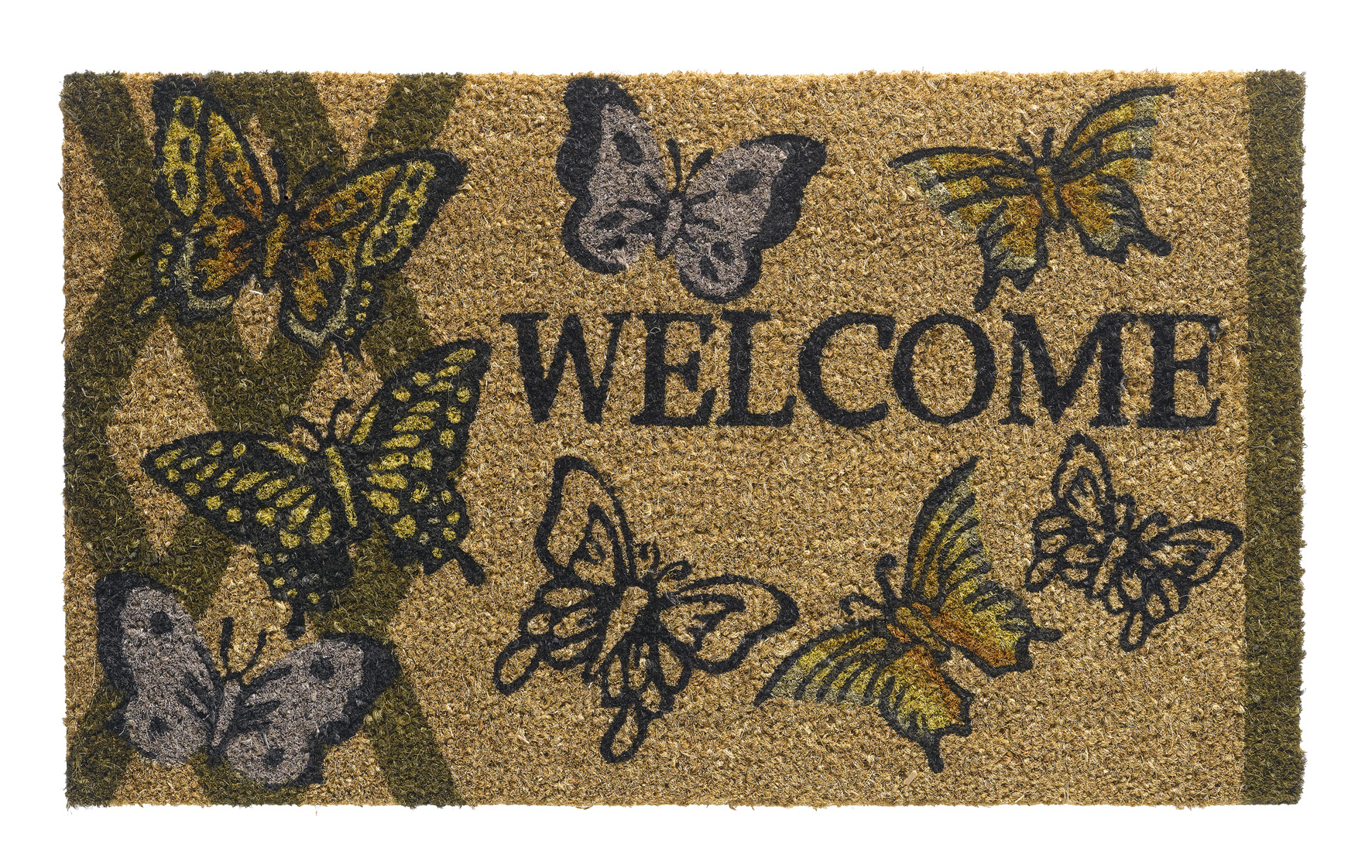 Garden Butterflies Door Mat