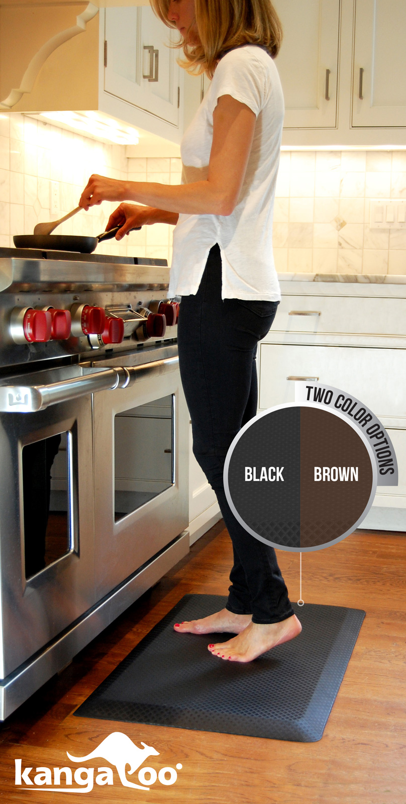 The Original 3/4" KANGAROO (TM) NonSlip AntiFatigue Comfort Mat