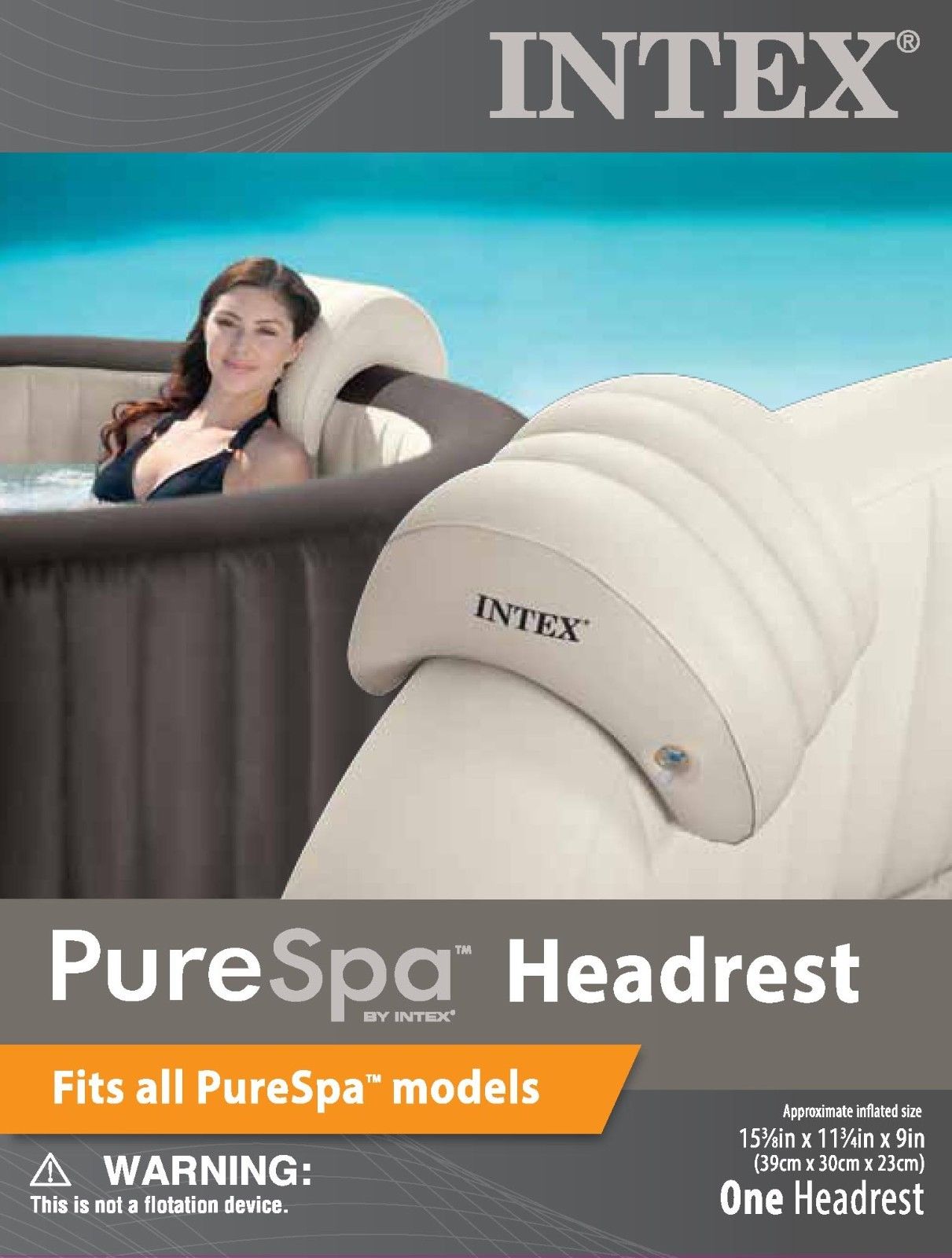 Intex PureSpa Hot Tub Removable Inflatable Headrest Accessory 28501E eBay