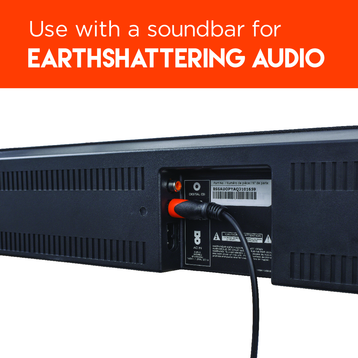 ECHOGEAR 10' Digital Optical Audio Cable Perfect for a Soundbar or AV Receiver eBay