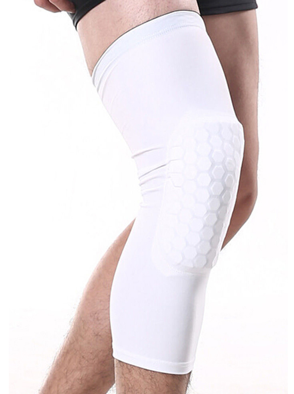 Durable Elastic Copper Fit Sports Leg Knee Compression Support Brace