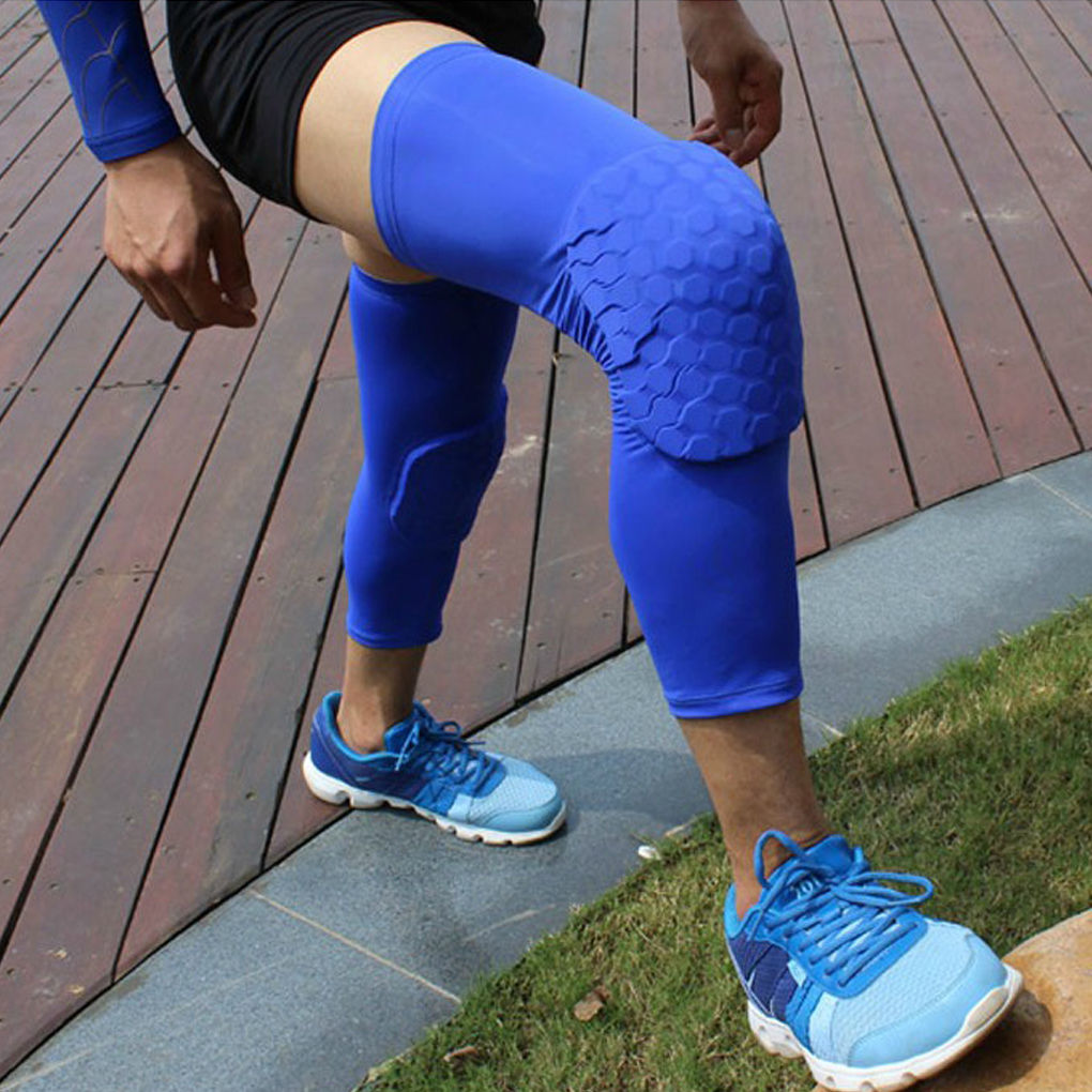 Durable Elastic Copper Fit Sports Leg Knee Compression Support Brace