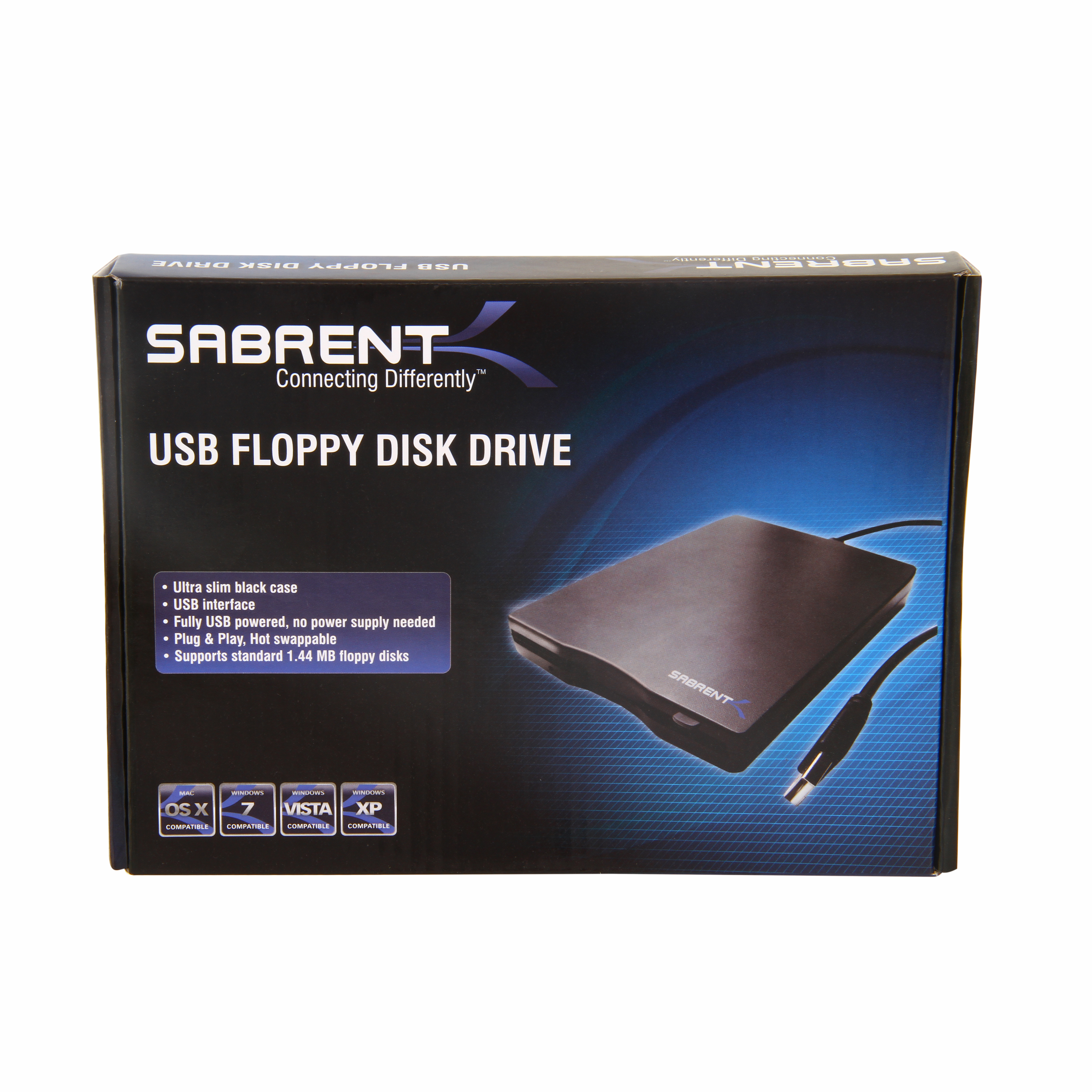 SABRENT External USB 1.44 MB 2x Floppy Disk Drive (SBTUFDB)