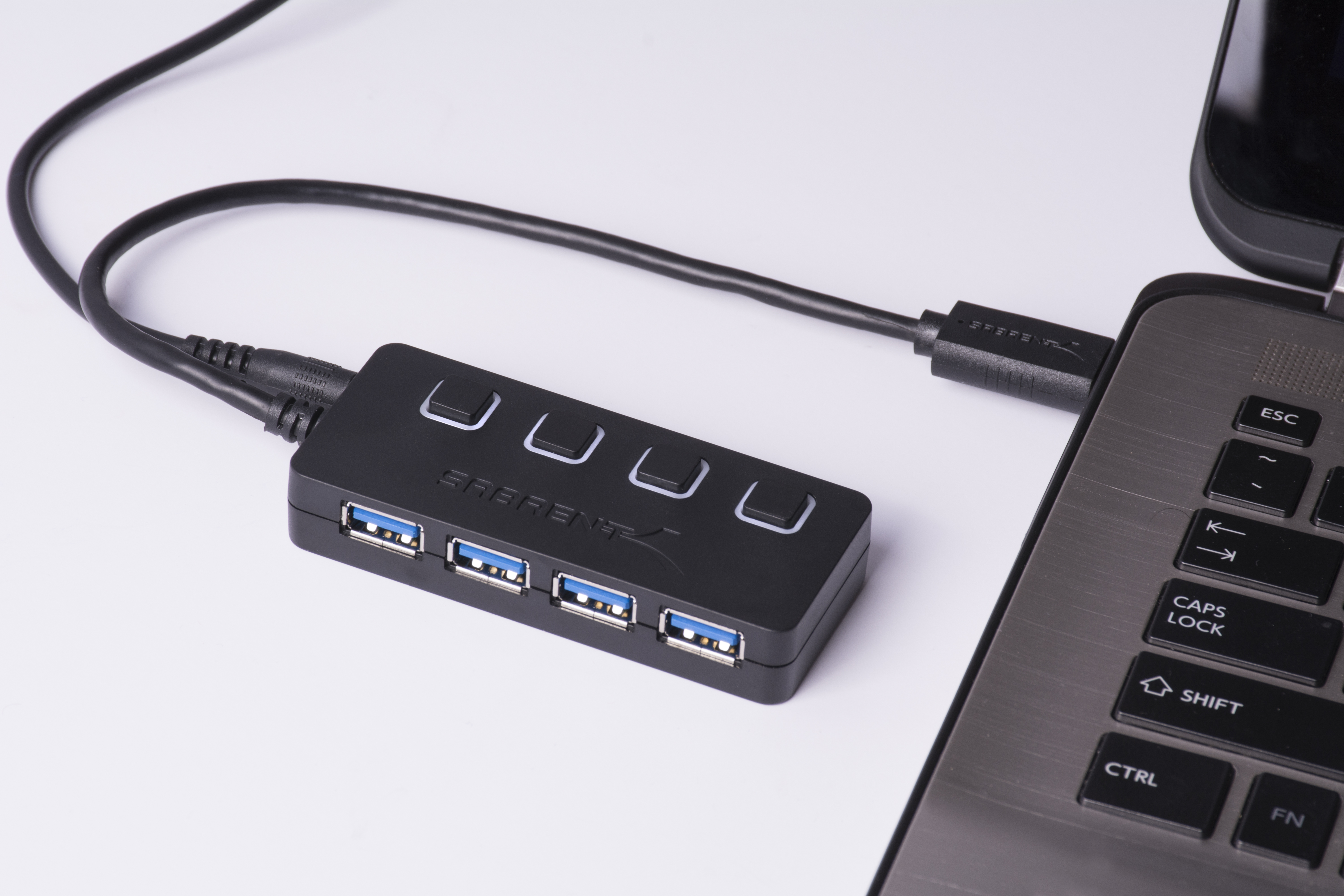 SABRENT 4-PORT USB 3.0 Hub 5V/2.5A power adapter (HB-UMP3) - $15.99