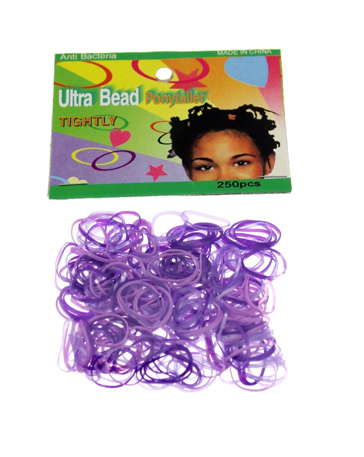 Zac/'s Alter Ego® Pack of 250 Small Mini Braiding Hair Bands// Rubber Elastics